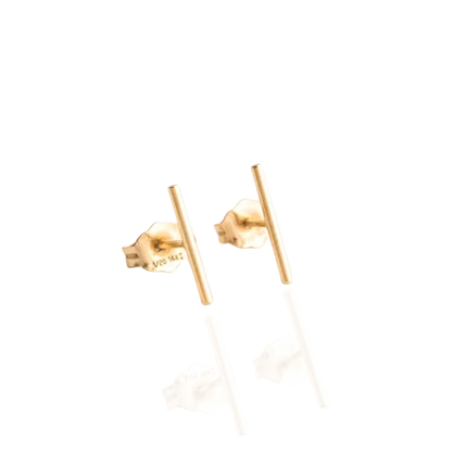 Gold Bar Studs