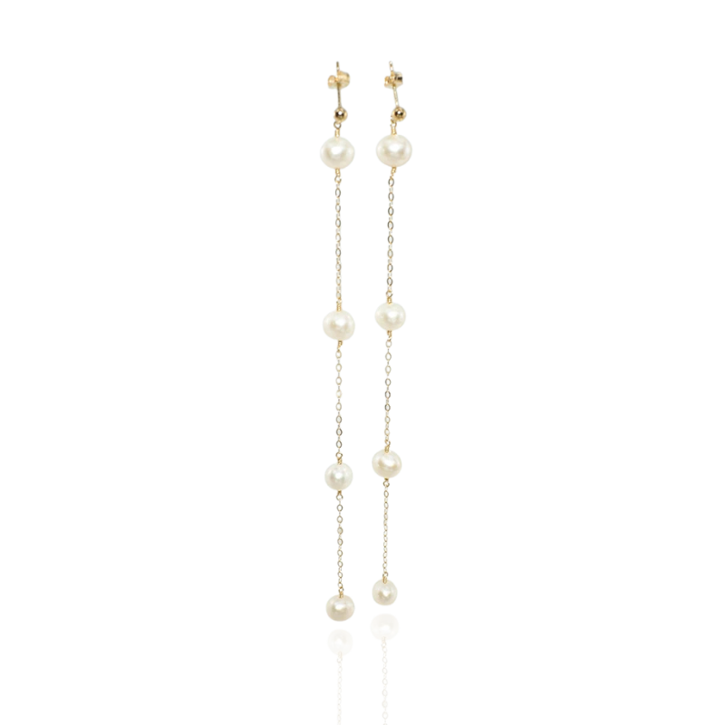 Tessa Pearl Cascade Earrings