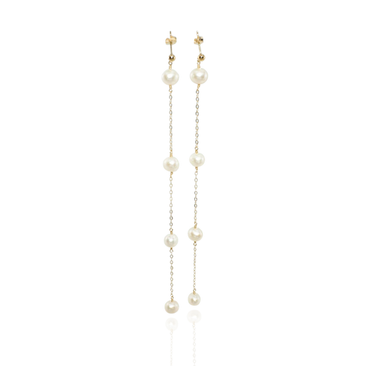 Tessa Pearl Cascade Earrings