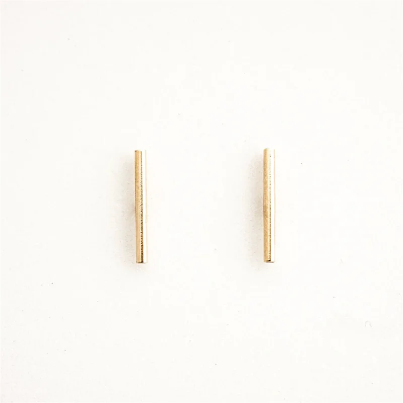 Gold Bar Studs