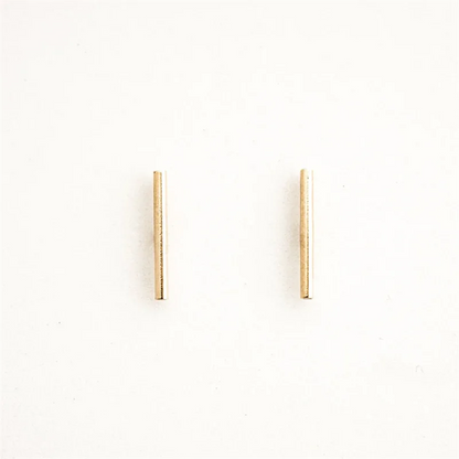 Gold Bar Studs