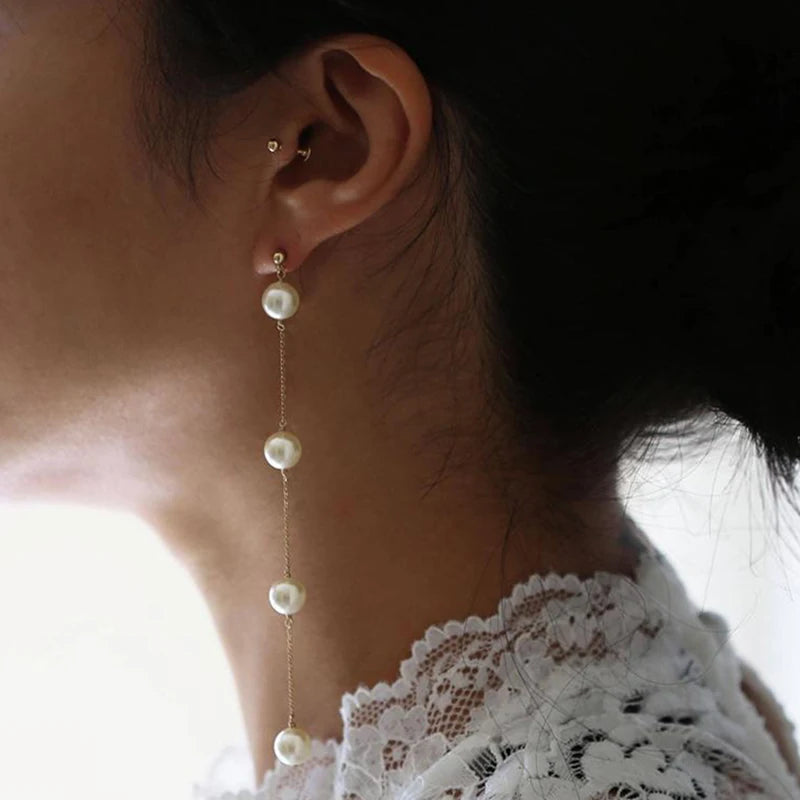 Tessa Pearl Cascade Earrings