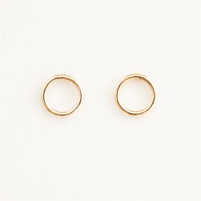 Gold Circle Studs