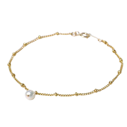 Freshwater Pearl Bracelet in Gold - Deja Vu Apothecary