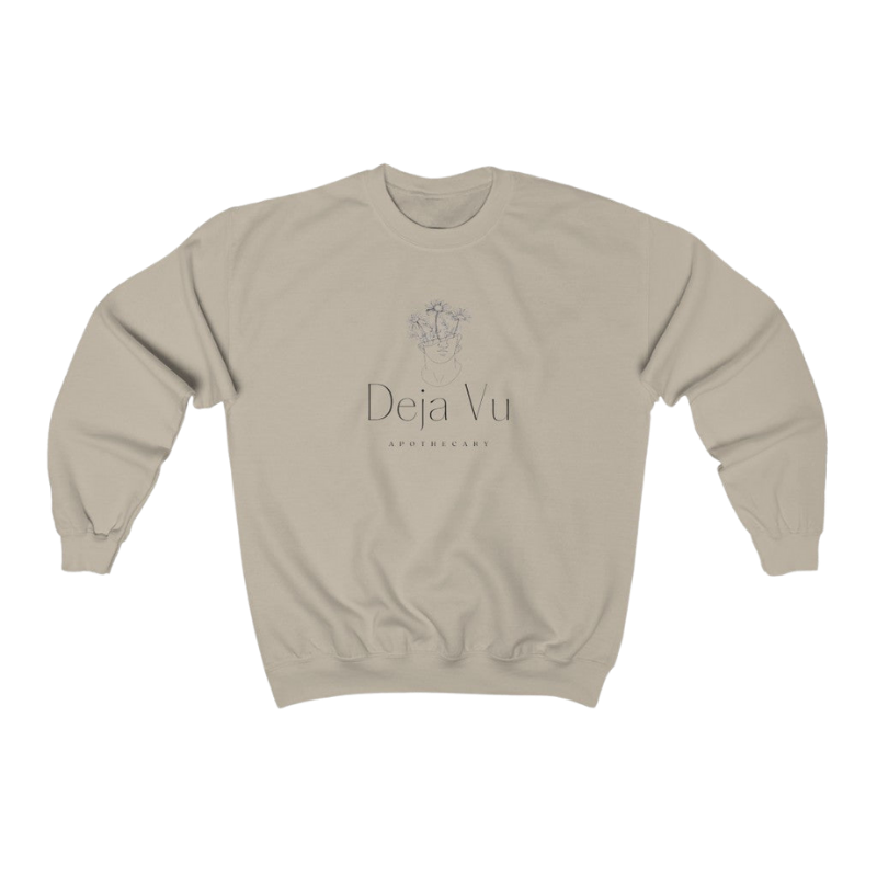 Flower Head DVA Crewneck Jumper - Deja Vu Apothecary