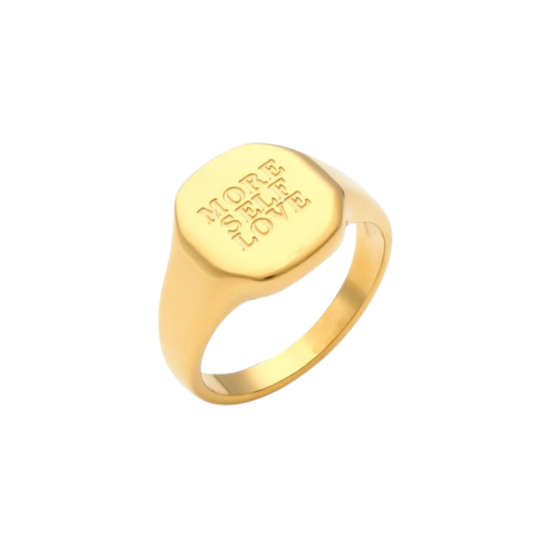 More Self Love Ring in Gold - Deja Vu Apothecary