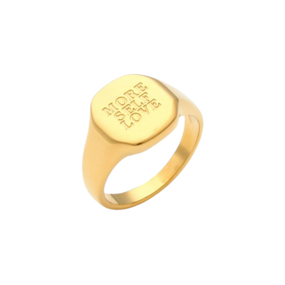 More Self Love Ring in Gold - Deja Vu Apothecary