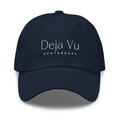 Fitted Baseball Cap | White Stitch - Deja Vu Apothecary