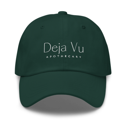 Fitted Baseball Cap | White Stitch - Deja Vu Apothecary