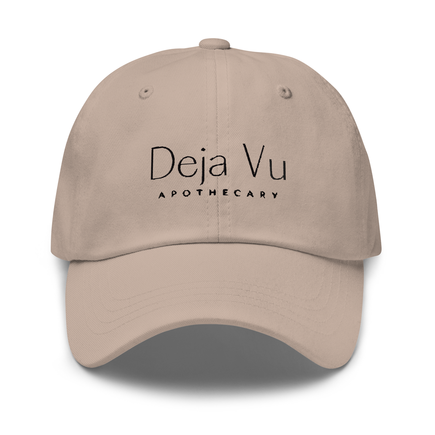 Fitted Baseball Cap | Black Stitch - Deja Vu Apothecary