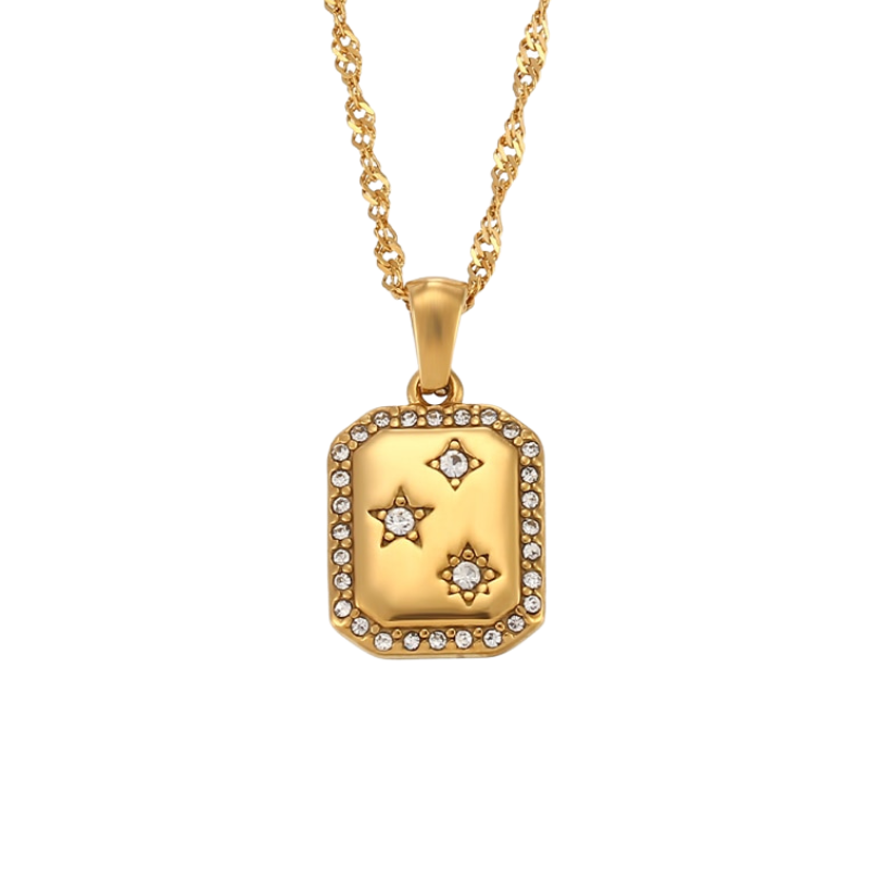 Lyra Pendant Necklace in Gold - Deja Vu Apothecary