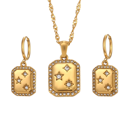 Lyra Pendent Set in Gold - Deja Vu Apothecary