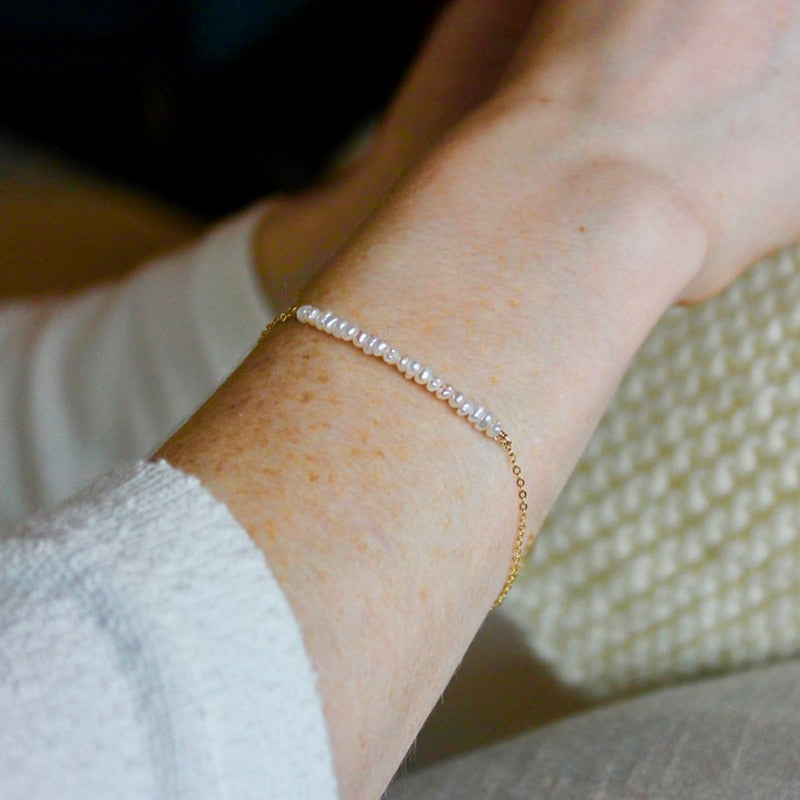 Pearl Beaded Bracelet – SEE WHY