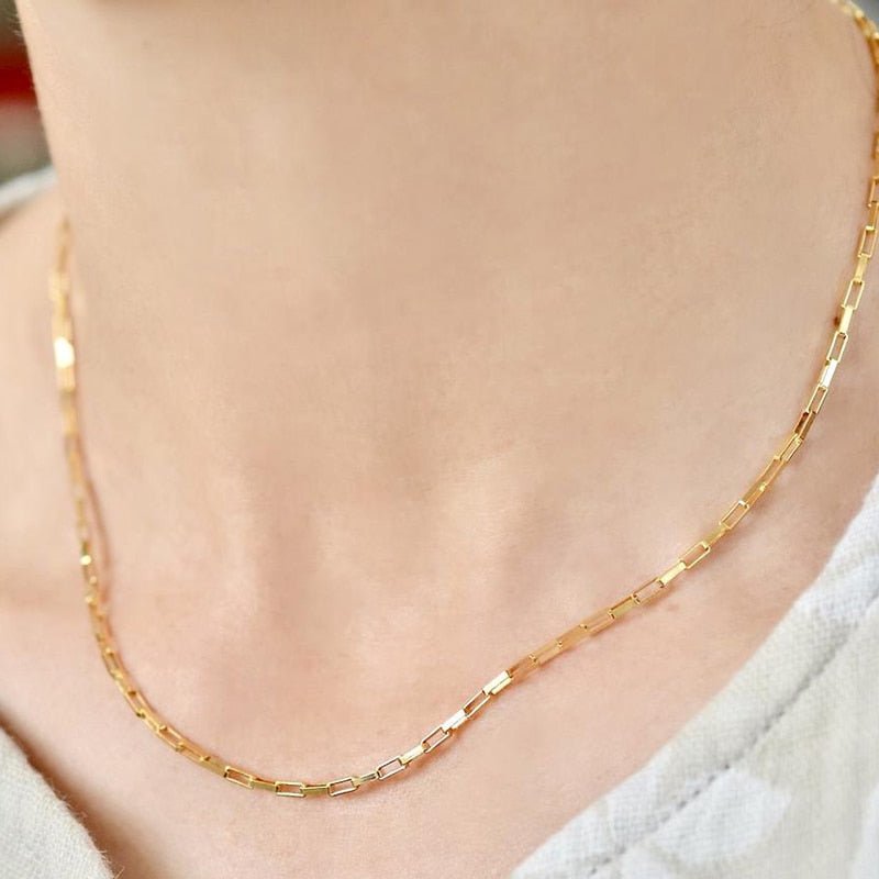 14K Gold Filled Link Chain Necklace - Deja Vu Apothecary