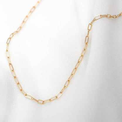 14K Gold Filled Petite Chain Link Necklace - Deja Vu Apothecary