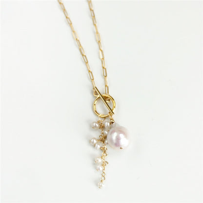 Baroque Pearl Gold Filled Necklace - Deja Vu Apothecary