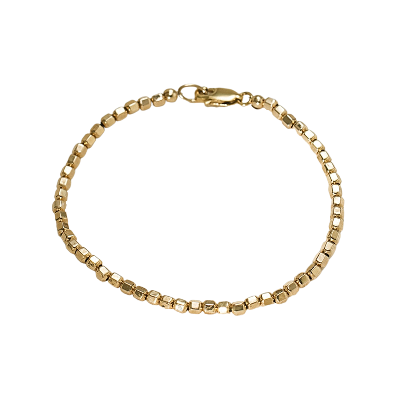 Anastasia Gold Bead Bracelet