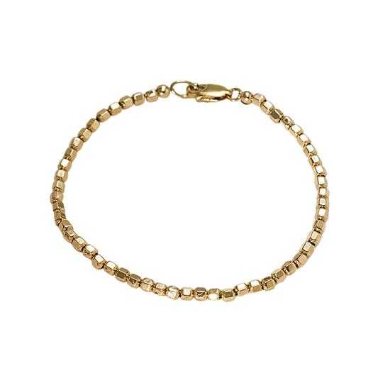 Anastasia Gold Bead Bracelet